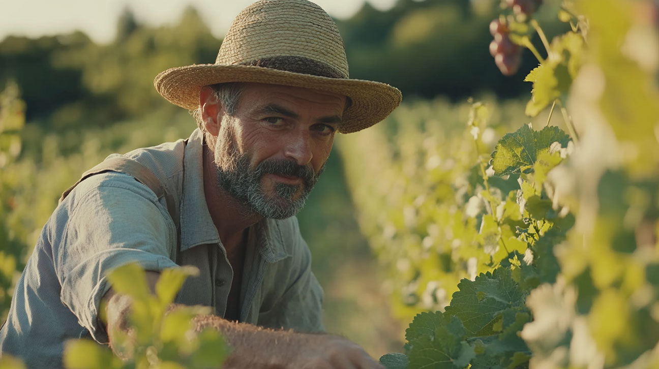 Le vigneron, artisan du vin : un savoir-faire qui façonne chaque bouteille.